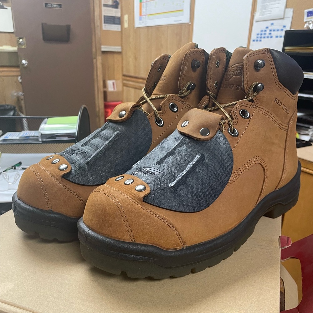 Brown Work Boots metaltarsal redwing wook boots